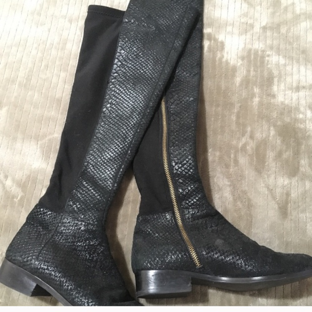 Michael kors bromley flat leather stretch shoes